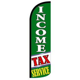 NEOPlex SW11063 Income Tax Service Green/Wht Spd Swooper 38"X138"