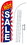 NEOPlex SW11065-4SPD-SGS Hot Sale Stars & Stripes Deluxe Windless Swooper Flag Kit