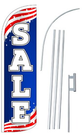 NEOPlex SW11070_4SPD_SGS Sale Stars & Stripes Deluxe Windless Swooper Flag Kit