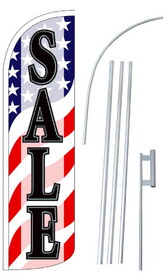NEOPlex SW11077_4SPD_SGS Sale USA Deluxe Windless Swooper Flag Bundle