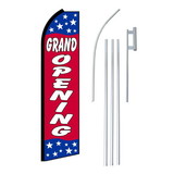 NEOPlex SW11115-4PL-SGS Grand Opening Stars Swooper Flag Bundle