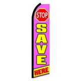 NEOPlex SW11147 Stop Save Here Swooper Flag