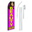 NEOPlex SW11171-4PL-SGS Beauty Salon Purple Swooper Flag Bundle