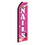 NEOPlex SW11174 Nails Pink & White Swooper Flag