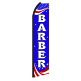 NEOPlex SW11183 Barber Red, White & Blue Swooper Flag