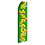 NEOPlex SW11220 Raspados Green & Yellow Swooper Flag