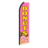NEOPlex SW11242 Donuts Pink & Yellow Swooper Flag