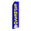 NEOPlex SW11245 Espresso Blue & Yellow Swooper Flag