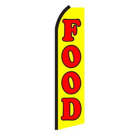 NEOPlex SW11246 Food Yellow & Red Swooper Flag