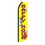 NEOPlex SW11248 Happy Hour Yellow & Red Swooper Flag
