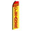 NEOPlex SW11254 Dry Cleaner Yellow & Red Swooper Flag