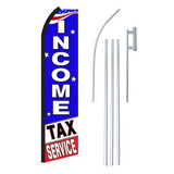 NEOPlex SW11259-4PL-SGS Income Tax Service Swooper Flag Bundle