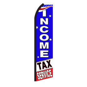 NEOPlex SW11259 Income Tax Service Swooper Flag
