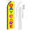NEOPlex SW11260-4PL-SGS Daycare Yellow & Multi Swooper Flag Bundle