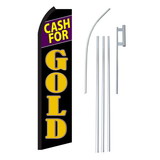 NEOPlex SW11286-4PL-SGS Cash For Gold Swooper Flag Bundle
