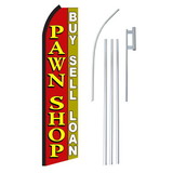 NEOPlex SW11287-4PL-SGS Pawn Shop Swooper Flag Bundle