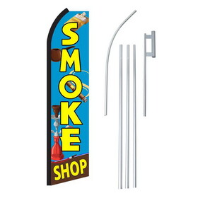 NEOPlex SW11298_4PL_SGS Smoke Shop Swooper Flag Bundle