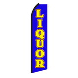 NEOPlex SW11302 Liquor Blue & Yellow Swooper Flag