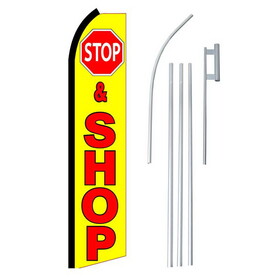 NEOPlex SW11306_4PL_SGS Stop & Shop Swooper Flag Bundle