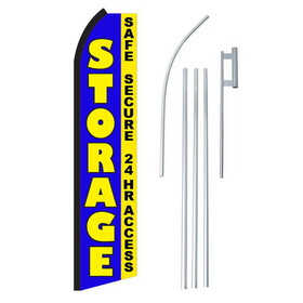 NEOPlex SW11341_4PL_SGS Storage Safe Secure Swooper Flag Bundle