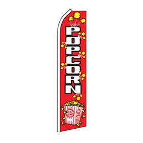 NEOPlex SW11405 Popcorn Red 30" X 138" Swooper Flag