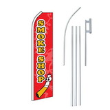 NEOPlex SW11490-4PL-SGS Smoke Shop R/Y Swooper Flag Bundle