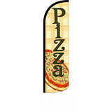 NEOPlex SW11560 Pizza Pie Windless 50% More Visablility 3Ft X 12Ft Full Sleeve Flag