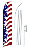 NEOPlex SW148-4PL-SGS Usa Star Spangled Swooper Flag Kit