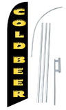 NEOPlex SW80014-4DLX-SGS Cold Beer Black Windless Swooper Flag Kit
