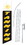 NEOPlex SW80015-4PL-SGS Tanning Black & Yellow Swooper Flag Kit