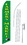 NEOPlex SW80034-4PL-SGS Farmers Market Green Swooper Flag Kit