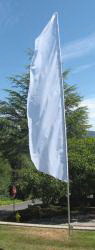 NEOPlex SW80048 Nylon Solid White Feather Flag