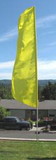 NEOPlex SW80051 Nylon Solid Yellow Feather Flag
