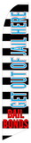 NEOPlex SW80055 Bail Bonds Stripes Swooper Flag