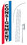 NEOPlex SW80056-4DLX-SGS Consignment Red White Blue Windless Swooper Flag Kit