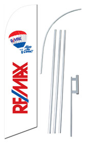 NEOPlex SW80076-4DLX-SGS Remax White Windless Swooper Flag Kit