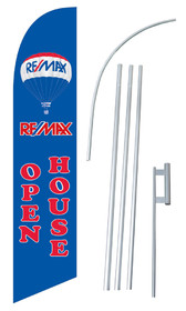 NEOPlex SW80077-4DLX-SGS Remax Open House Windless Swooper Flag Kit