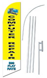 NEOPlex SW80098-4DLX-SGS Computer Repair Windless Swooper Flag Kit