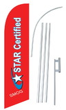 NEOPlex SW80107-4DLX-SGS Star Certified Windless Swooper Flag Kit