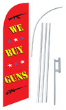 NEOPlex SW80112-4DLX-SGS We Buy Guns Windless Swooper Flag Kit