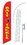 NEOPlex SW80117-4DLX-SGS Bait & Tackle Red/Blk/Yel Custom Windless Swooper Flag Bundle