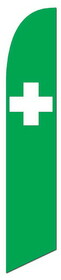 NEOPlex SW80127 Green Cross Swooper Flag