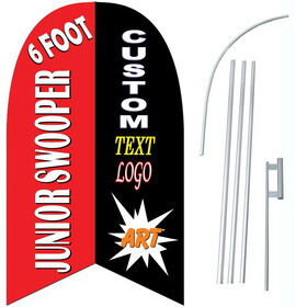 NEOPlex SW89996_4R_506 Custom 6' Windless Double Sided Swooper Kit