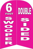 NEOPlex SW89996 Custom Print 6' Double Sided Windless Swooper Flag