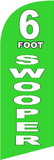 NEOPlex SW89997 Custom Print 6' Windless Swooper Flag Single Sided