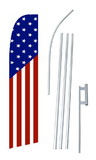 NEOPlex SWF-002-4PL-SGS Usa Swooper Flag Kit