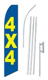 NEOPlex SWF-016-4PL-SGS 4X4 Swooper Flag Kit