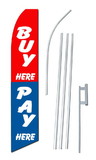 NEOPlex SWF-023-4PL-SGS Buy Here Pay Here Swooper Flag Kit