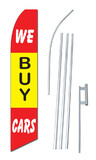 NEOPlex SWF-038_4PL_SGS We Buy Cars Swooper Flag Kit