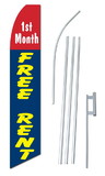 NEOPlex SWF-051-4PL-SGS 1St Month Free Rent Swooper Flag Kit